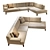 Modern Luxury: Roche Bobois Playlist Corner Sofa 3D model small image 1