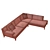 Modern Luxury: Roche Bobois Playlist Corner Sofa 3D model small image 3