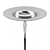 Sleek Twist: Black Floor Lamp 3D model small image 2