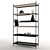 Modular Rod Shelf Rack 3D model small image 3