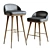 Elegant Walsh Stool: Perfect for Bars! 3D model small image 1