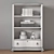 Ariane Bookcase: Stylish and Functional 3D model small image 3