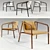 Bernhardt Oslo Lounge Chair: American Walnut & Upholstery 3D model small image 1