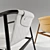 Bernhardt Oslo Lounge Chair: American Walnut & Upholstery 3D model small image 2