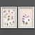 Modern Floral Art Set 3D model small image 2