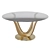 Caracole Rounding Up Dining Table: Sleek Design & Superior Craftsmanship 3D model small image 1