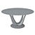 Caracole Rounding Up Dining Table: Sleek Design & Superior Craftsmanship 3D model small image 3