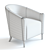 Luxury Greco Armchair in 3D - 3 Colors 3D model small image 2