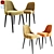 Karina Bar Stool & Chair Set 3D model small image 3