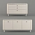 Elegant Sideboards with Legs 3D model small image 1