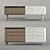 Italian Sideboards with Crystal Leg Accents 3D model small image 3