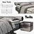 Twils Max Rollò: Sleek and Stylish Bed 3D model small image 5