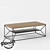 Industrial Loft Coffee Table 3D model small image 1