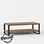 Industrial Chic Coffee Table: Dawson 3D model small image 1