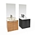 Title: Delafon Struktura Vanity with Sink 3D model small image 2