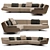 Poliform Sydney: Elegant and Versatile Sofa 3D model small image 1