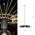 Elegant Gold Chandelier - Nowodvorski Umbrella 3D model small image 2