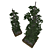 Lush Greenery: Plant & Pot 3D model small image 3