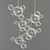 Elegant Bubble-Inspired Chandeliers 3D model small image 2