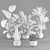 Green Oasis: 5-Piece Plant Set 3D model small image 2