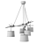 Sabina Chandelier: Elegant and Energy-saving 3D model small image 2