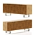 Exquisite Wood Sideboard 3D model small image 1