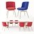 Modern Elegance: PAOLA LENTI Adele Chair & Kanji Table 3D model small image 2