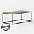 Rustic Loft Coffee Table 3D model small image 1