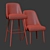 Sleek Zuma Bar Stool & Chair 3D model small image 3
