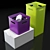 Smooth Storage Boxes & Containers 3D model small image 1