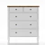 Sleek White Drawer Chest 3D model small image 1