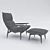 Elegant Tao Armchair 3D model small image 2