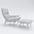 Elegant Tao Armchair 3D model small image 3