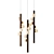 Elegant Willow Pendant Lamp 3D model small image 4