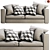 Stylish Boconcept Cenova Sofa 3D model small image 1