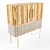 Hepburn Cabinet - Sleek and Stylish Storage 3D model small image 1