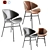 Elegant Cheri Bar Stool & Dining Chair Set 3D model small image 3