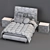 Italian Lucky Star Baby Bed Set - Altamoda Factory 3D model small image 3