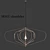 Mogu Pendant Light: 2013 V-Ray Render 3D model small image 1