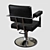 Brut II Hairdresser Chair 3D model small image 2