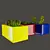 Vibrant Cactus Set: Marziye 3D model small image 1