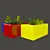 Vibrant Cactus Set: Marziye 3D model small image 2