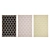 Premium Rug Collection: 3 High-quality Carpets 3D model small image 3