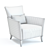 Sail Armchair - Elegant and Cosy Seating 3D model small image 2