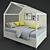 Cozy Bed House 1 3D model small image 1