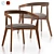 Cullen Shiitake Round Back Chair 3D model small image 1