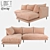 Sleek LoftDesigne Sofa: Modern Design, Comfortable Seating 3D model small image 1