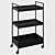 Sleek and Practical IKEA Nissafors Cart 3D model small image 1