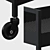 Sleek and Practical IKEA Nissafors Cart 3D model small image 2