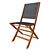 Acacia Garden Chairs: Comfort in your Outdoor Space 3D model small image 1